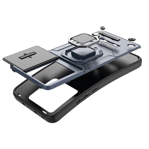 Θήκη για Xiaomi 13T / 13T Pro, KickStand Camera Lens, μπλε