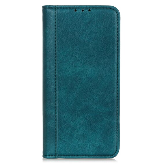 Θήκη για Xiaomi 14 Ultra, Wallet Litchi Leather, πράσινη