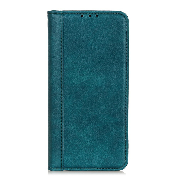 Θήκη για Xiaomi 14T Pro, Wallet Litchi Leather, πράσινη