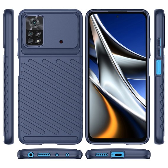 Θήκη για Xiaomi Poco X4 Pro 5G, Thunder, μπλε