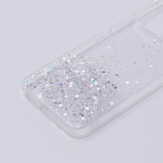 Θήκη για Xiaomi Redmi 12, Glittery, διαφανής