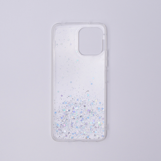 Θήκη για Xiaomi Redmi 12, Glittery, διαφανής