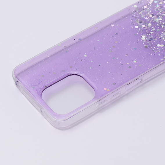 Θήκη για Xiaomi Redmi 12, Glittery, μωβ