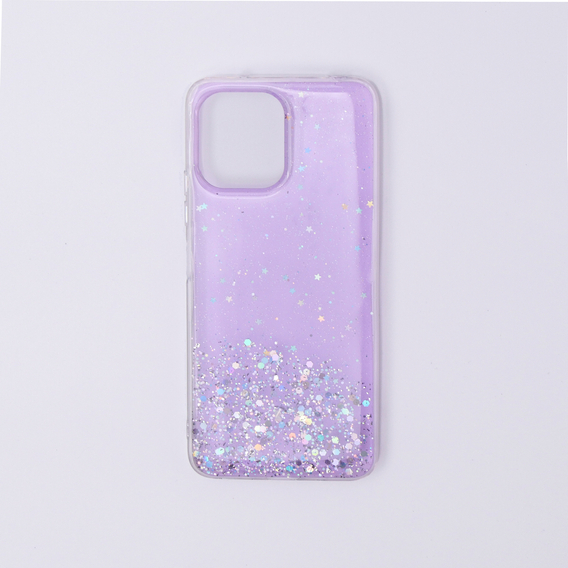 Θήκη για Xiaomi Redmi 12, Glittery, μωβ