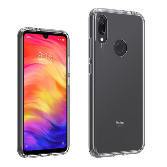 Θήκη για Xiaomi Redmi 7, Fusion Hybrid, διαφανής