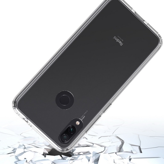 Θήκη για Xiaomi Redmi 7, Fusion Hybrid, διαφανής