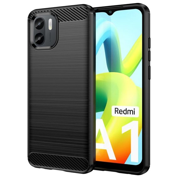 Θήκη για Xiaomi Redmi A1 4G / A2 4G, Carbon, μαύρη