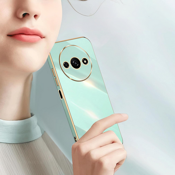 Θήκη για Xiaomi Redmi A3, Glamour CamShield, μέντας