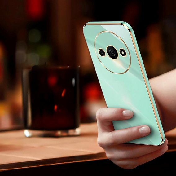 Θήκη για Xiaomi Redmi A3, Glamour CamShield, μέντας