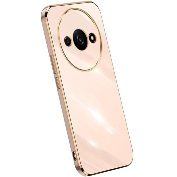 Θήκη για Xiaomi Redmi A3, Glamour CamShield, ροζ rose gold