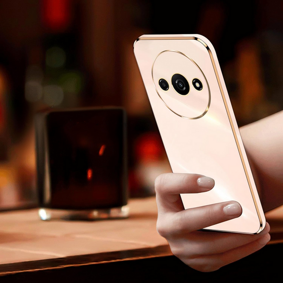 Θήκη για Xiaomi Redmi A3, Glamour CamShield, ροζ rose gold