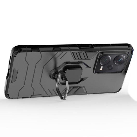 Θήκη για Xiaomi Redmi Note 12 Pro+ 5G, Kickstand Ring, μαύρη