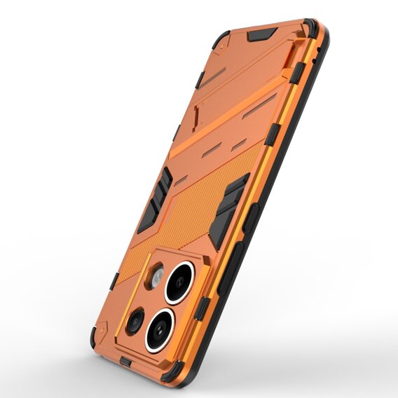 Θήκη για Xiaomi Redmi Note 13 Pro 5G, Military kickstand, πορτοκαλί