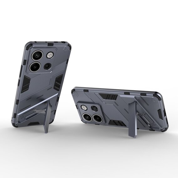 Θήκη για Xiaomi Redmi Note 13 Pro 5G, Military kickstand, σκούρο μπλε