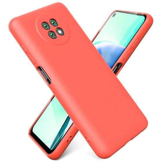 Θήκη για Xiaomi Redmi Note 9T 5G, Silicone Lite, κόκκινη