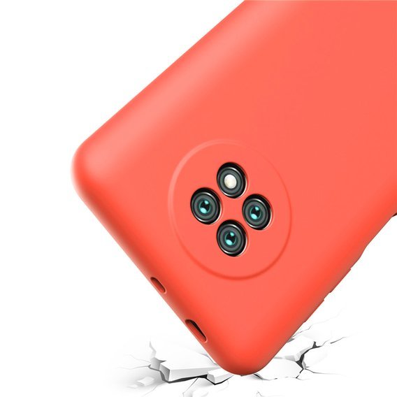 Θήκη για Xiaomi Redmi Note 9T 5G, Silicone Lite, κόκκινη