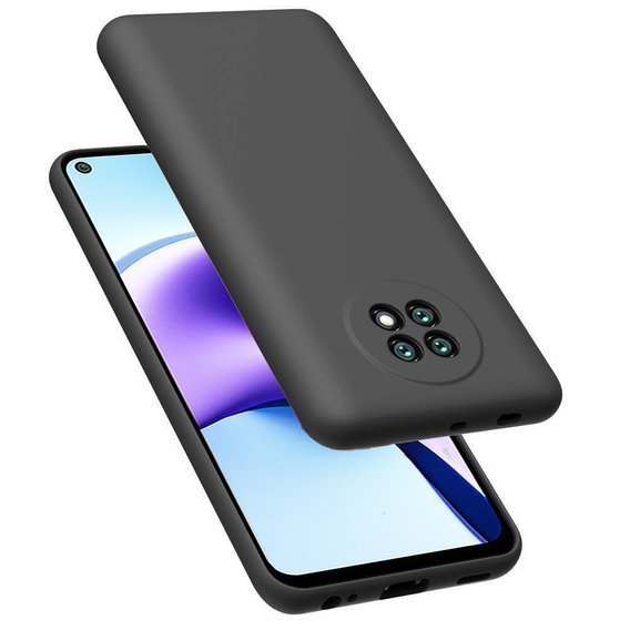 Θήκη για Xiaomi Redmi Note 9T 5G, Silicone Lite, μαύρη