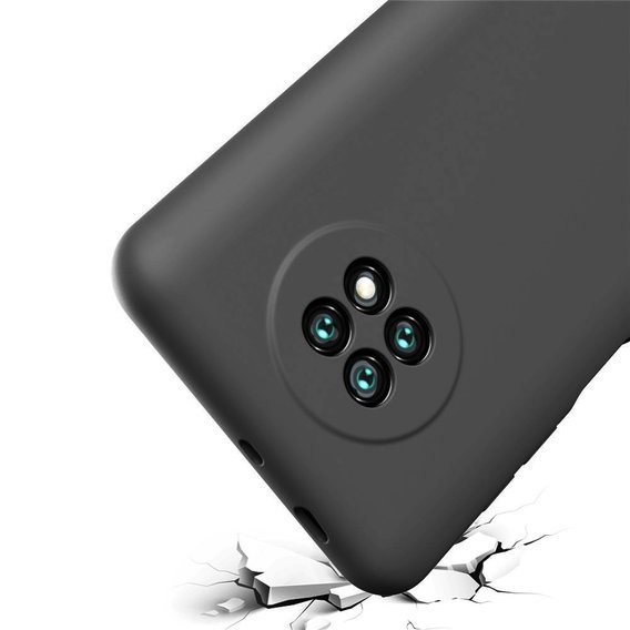 Θήκη για Xiaomi Redmi Note 9T 5G, Silicone Lite, μαύρη