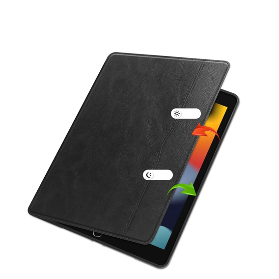 Θήκη για iPad 10.2 2021 / 2020 / 2019, Business Card and Pen Slot, μαύρη