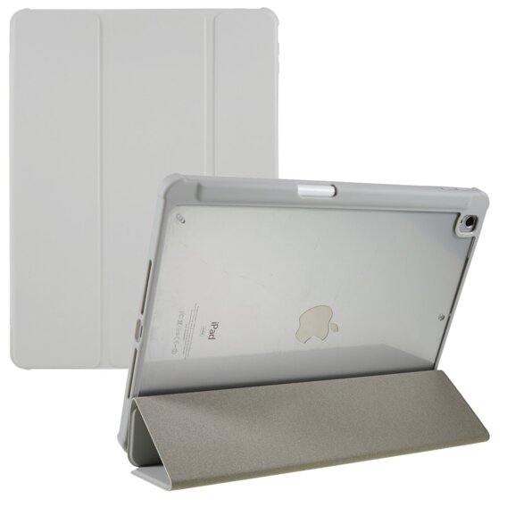 Θήκη για iPad 10.2 2021 / 2020 / 2019, Smartcase Hybrid, με χώρο για γραφίδα, γκρι
