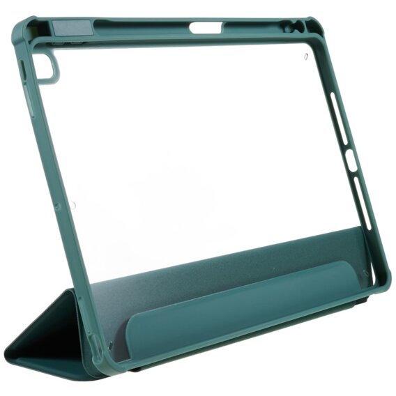 Θήκη για iPad 10.2 2021 / 2020 / 2019, Smartcase Hybrid, με χώρο για γραφίδα, σκούρα πράσινη