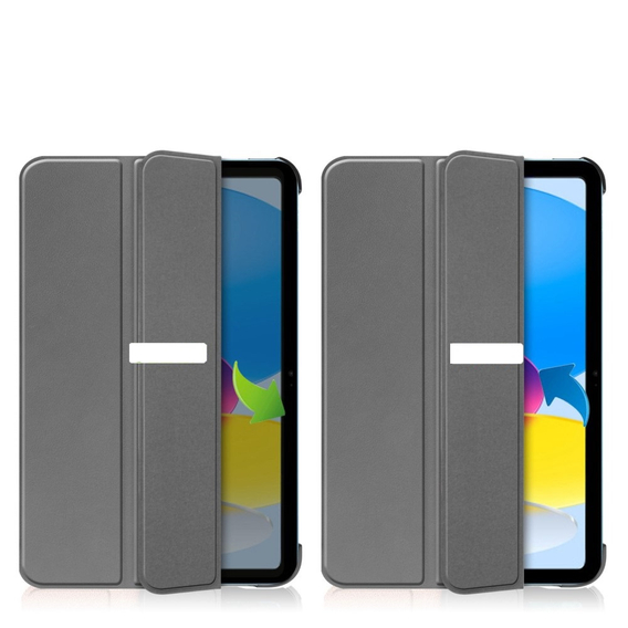 Θήκη για iPad 10.9 2022 10 Gen, Smartcase με χώρο για γραφίδα, γκρι