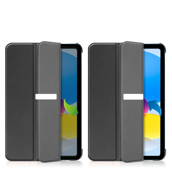 Θήκη για iPad 10.9 2022 10 Gen, Smartcase με χώρο για γραφίδα, μαύρη