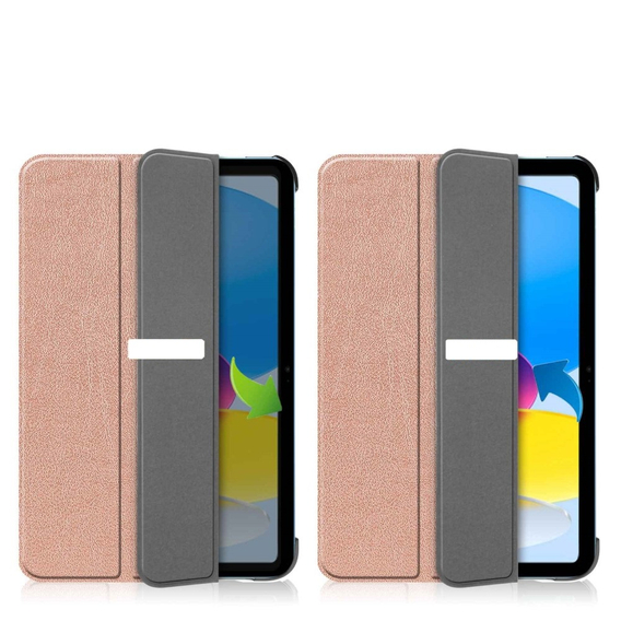 Θήκη για iPad 10.9 2022 10 Gen, Smartcase με χώρο για γραφίδα, ροζ