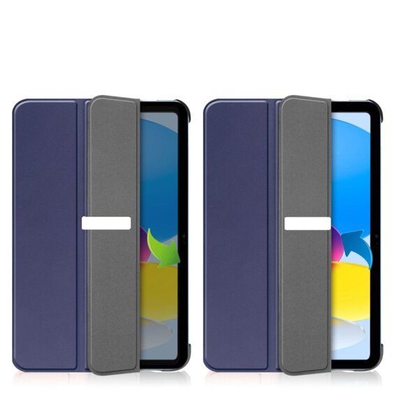 Θήκη για iPad 10.9 2022 10 Gen, Smartcase με χώρο για γραφίδα, σκούρο μπλε