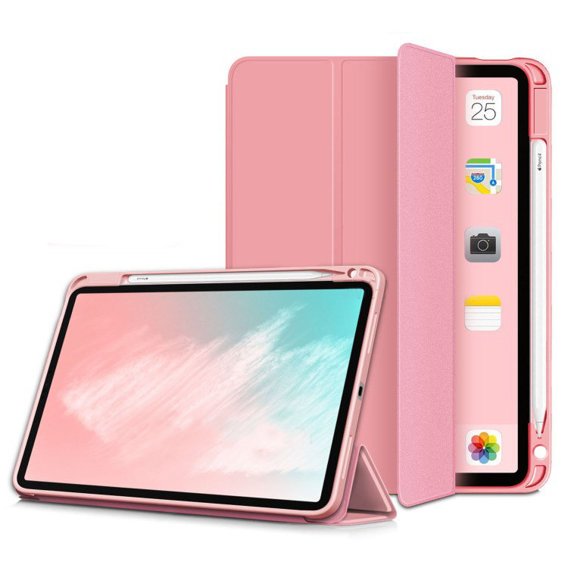 Θήκη για iPad Air 4 2020 / Air 5 2022 10.9", Smartcase με χώρο για γραφίδα, ροζ