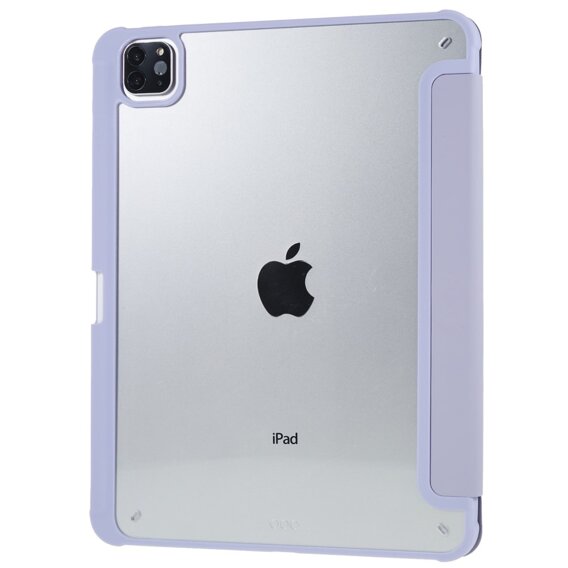 Θήκη για iPad Pro 11 2022 / 2021 / 2020 / 2018, Smartcase Hybrid, με χώρο για γραφίδα, μωβ