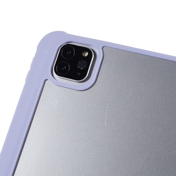 Θήκη για iPad Pro 11 2022 / 2021 / 2020 / 2018, Smartcase Hybrid, με χώρο για γραφίδα, μωβ