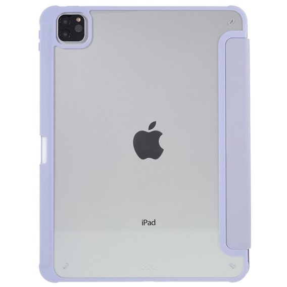 Θήκη για iPad Pro 11 2022 / 2021 / 2020 / 2018, Smartcase Hybrid, με χώρο για γραφίδα, μωβ