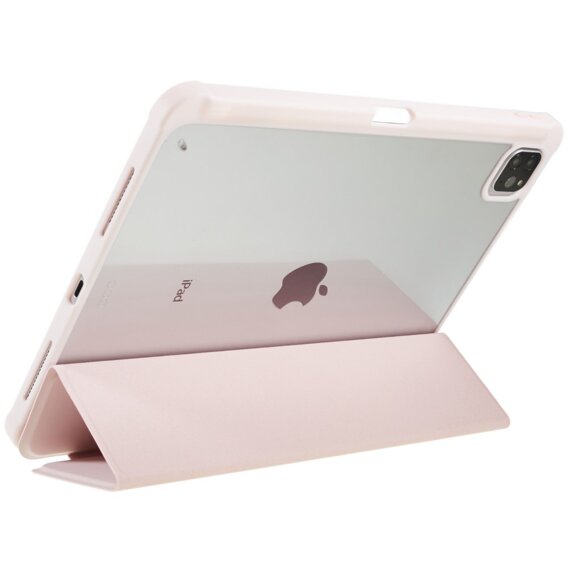 Θήκη για iPad Pro 11 2022 / 2021 / 2020 / 2018, Smartcase Hybrid, με χώρο για γραφίδα, ροζ