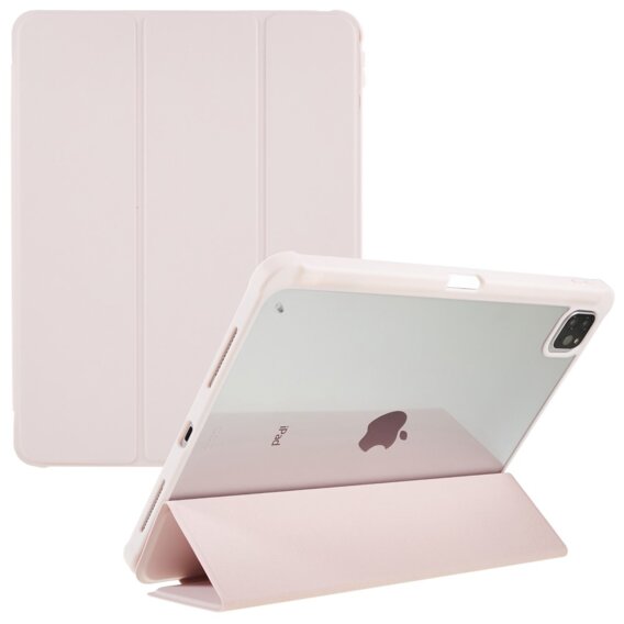 Θήκη για iPad Pro 11 2022 / 2021 / 2020 / 2018, Smartcase Hybrid, με χώρο για γραφίδα, ροζ