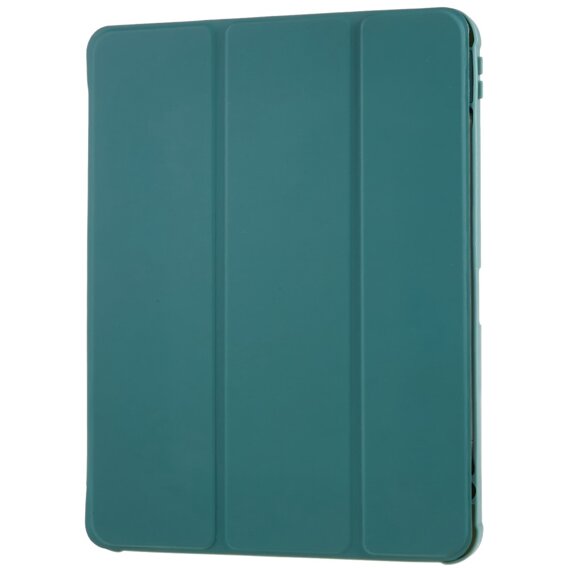 Θήκη για iPad Pro 11 2022 / 2021 / 2020 / 2018, Smartcase Hybrid, με χώρο για γραφίδα, σκούρα πράσινη