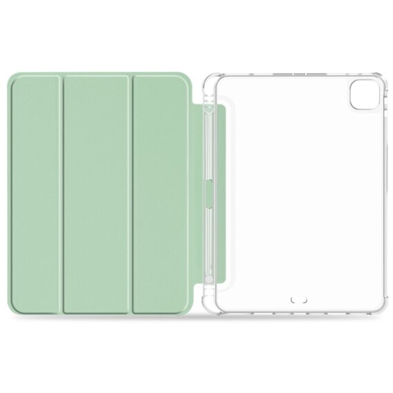 Θήκη για iPad Pro 11 2022 / 2021 / 2020, Smartcase Hybrid, με χώρο για γραφίδα, ανοιχτή πράσινη