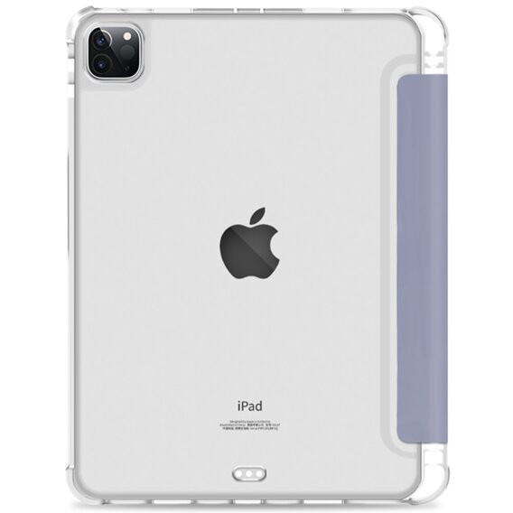 Θήκη για iPad Pro 11 2022 / 2021 / 2020, Smartcase Hybrid, με χώρο για γραφίδα, μωβ