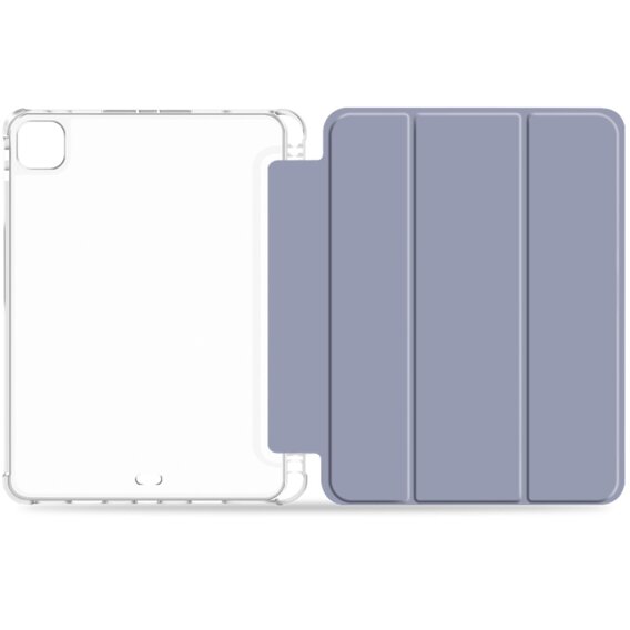 Θήκη για iPad Pro 11 2022 / 2021 / 2020, Smartcase Hybrid, με χώρο για γραφίδα, μωβ