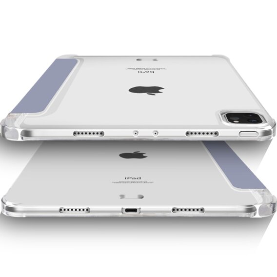 Θήκη για iPad Pro 11 2022 / 2021 / 2020, Smartcase Hybrid, με χώρο για γραφίδα, μωβ