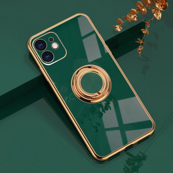 Θήκη για iPhone 11, Electro Ring, πράσινη