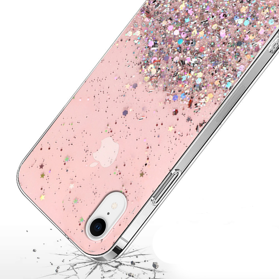 Θήκη για iPhone XR, Glittery, ροζ