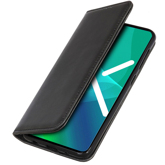 Θήκη με πτερύγιο για Asus Zenfone 9 5G / 10 5G, Split Leather Wallet, μαύρη