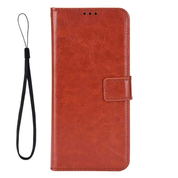 Θήκη με πτερύγιο για Oppo A40 / Oppo A40m, Crazy Horse Wallet, καφέ