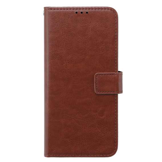 Θήκη με πτερύγιο για Oppo A58 4G, Crazy Horse Wallet, καφέ