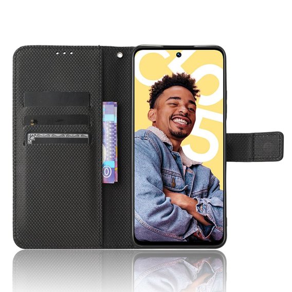 Θήκη με πτερύγιο για Realme C55, Wallet, Smart Magnet, μαύρη