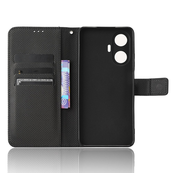 Θήκη με πτερύγιο για Realme C55, Wallet, Smart Magnet, μαύρη