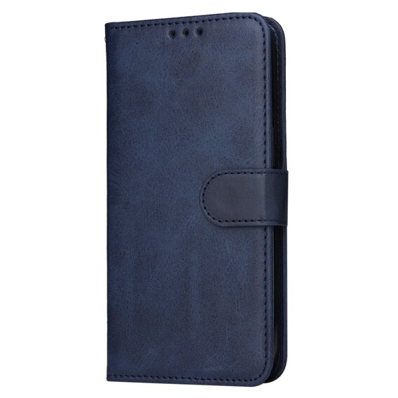 Θήκη με πτερύγιο για Realme C67, Leather Wallet, σκούρο μπλε