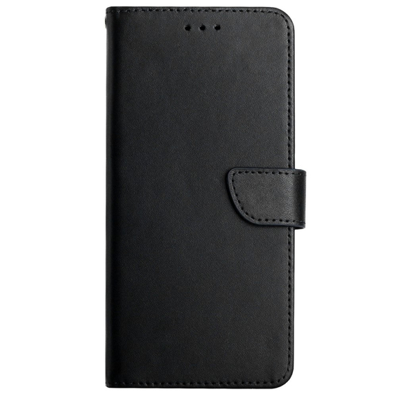 Θήκη με πτερύγιο για Realme C67, Split Leather Wallet, μαύρη