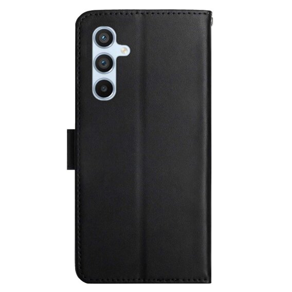 Θήκη με πτερύγιο για Samsung Galaxy A25 5G, Split Leather Wallet, μαύρη